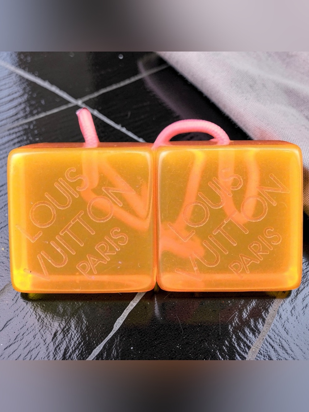 Louis Vuitton Cubic Hair Tie 🧡